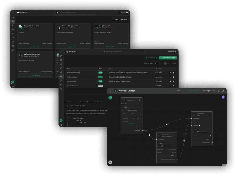 GaiaHub AI - Lowcode AI Platform